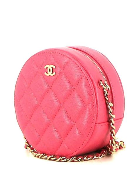 chanel round handbag|pre owned chanel handbag.